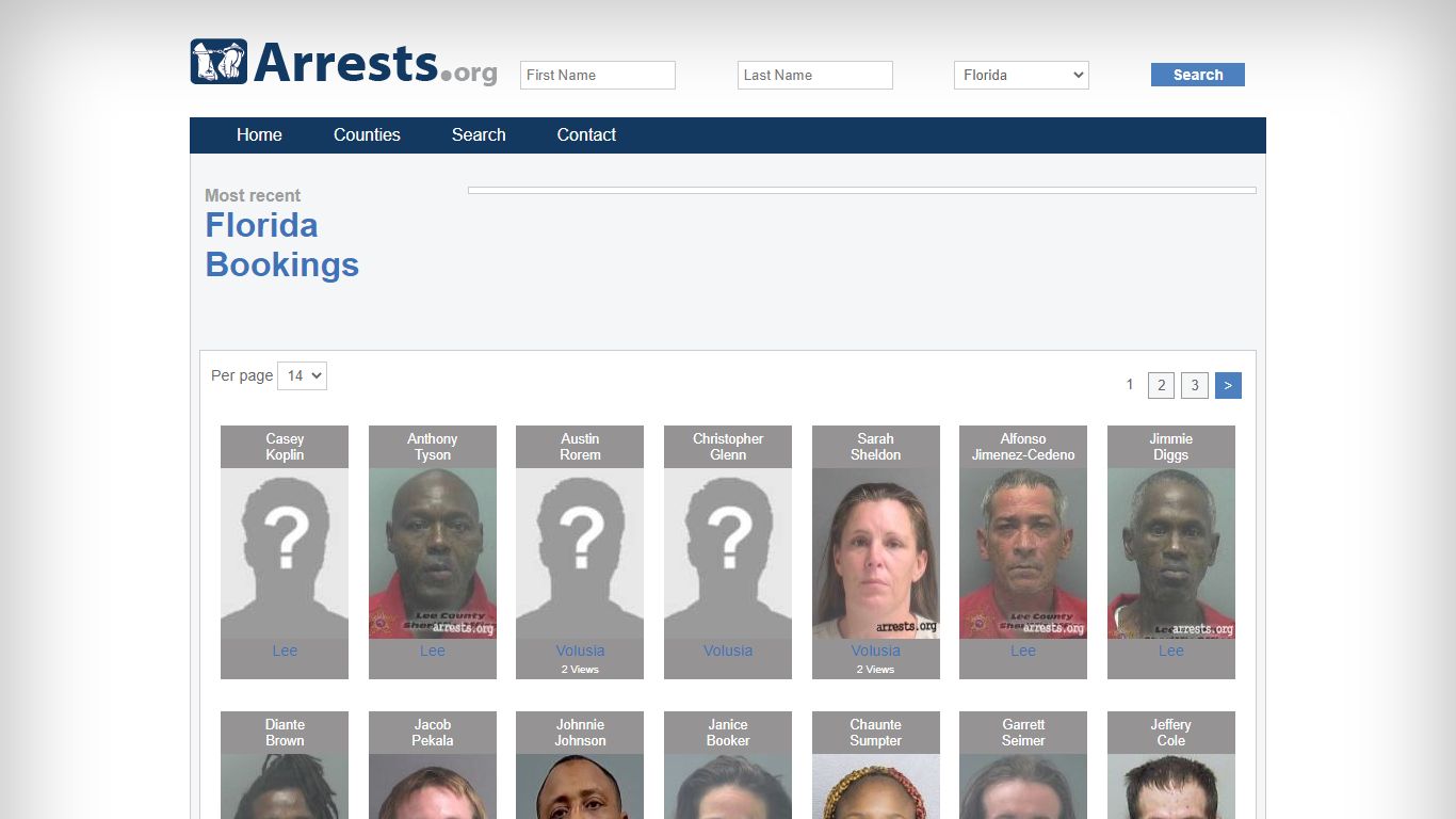 Florida Arrests and Inmate Search